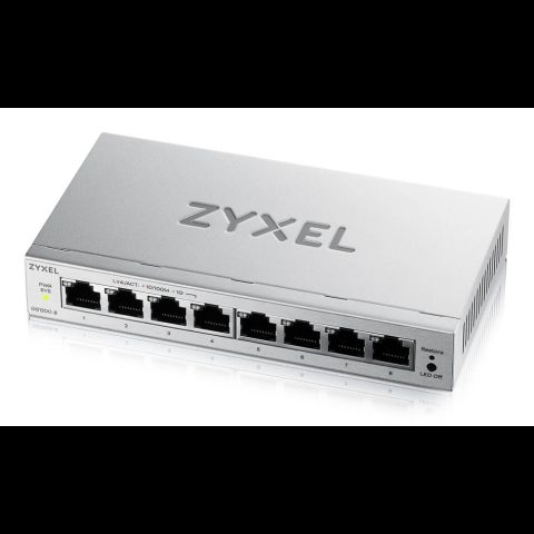 Zyxel GS1200-8V3 Vadīts L2 Gigabit Ethernet (10/100/1000) Desktops Pelēks