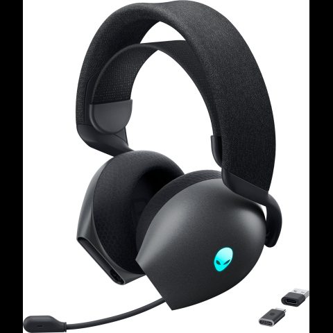 Dell Alienware AW725H Austiņas Vadu & Bezvadu Speļu USB Veids-C Bluetooth Mel…