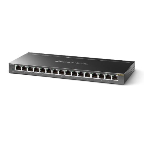 TP-Link TL-SG116E Nepārvaldīts L2 Gigabit Ethernet (10/100/1000) Melns