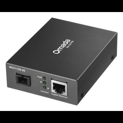 TP-Link Omada MC211CS-20 tīlkla mediju pārveidotājs 1000 Mbit/s 1310 nm Viens re…