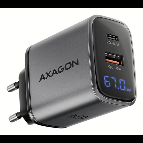 Axagon ACU-PQ67D PD3.0 & QC4+ 2xOUTPUTS