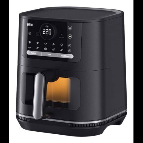 Braun HF 5075 Viens Atsevišķs 2000 W Karstā gaisa fritētājs Melns