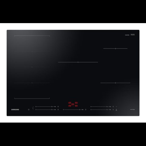 Samsung NZ85C6057FK/U2 plīts virsmas sildelements Melns Iebūvēts 80 cm Zonas ind…
