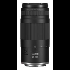 Canon RF 75-300 mm F4-5.6 Cropped frame(APS-C) camera Tuvināšanas lēca Melns