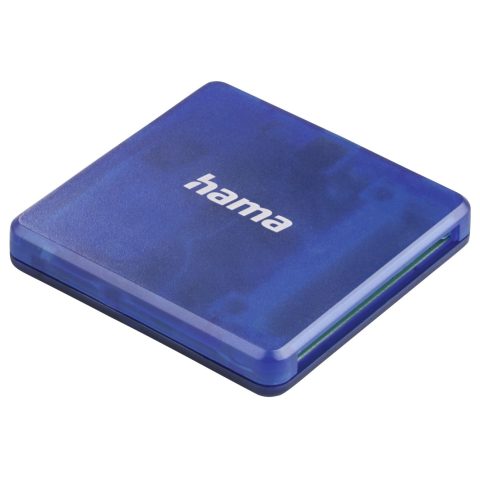Hama 00124131 karšu lasītājs USB 2.0 Zils