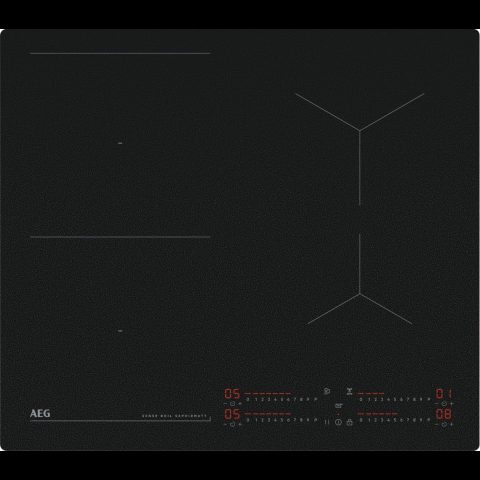 AEG TI64IB10IZ Melns Iebūvēts 60 cm Zonas indukcijas plīts 4 zone(s)