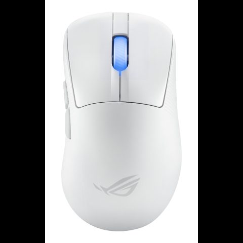 Asus ROG Keris II Ace Wireless AimPoint White pele Speļu Labā roka RF Wireles…