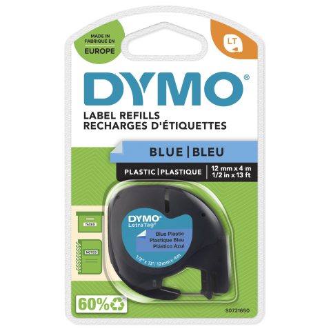Dymo S0721650 marķēšanas lenta Melns uz zila