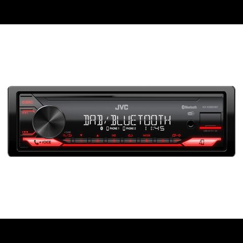 JVC KD-X282DBT auto audio-video uztvērējs Melns 200 W Bluetooth