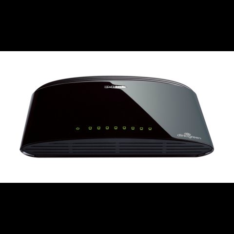 D-Link DES-1008D Nepārvaldīts Fast Ethernet (10/100) Melns