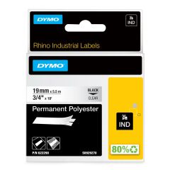 Dymo Rhino Industrial Permanent Polyester Labels