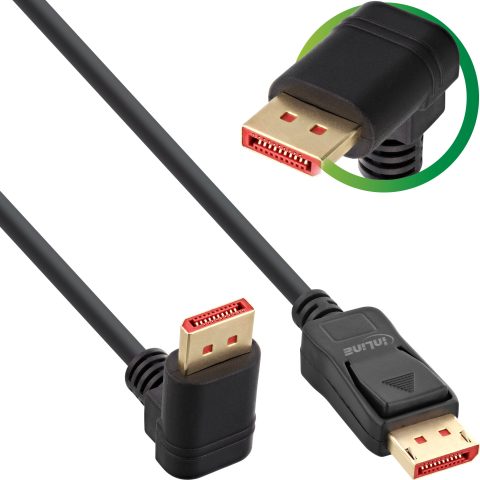 Inline 17153U DisplayPort kabelis 3 m Melns
