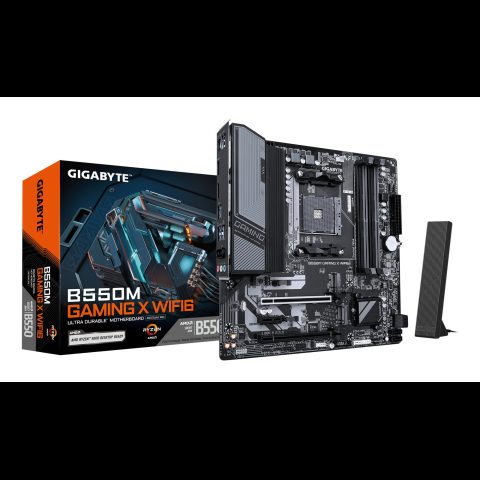 Gigabyte B550M GAMING X WIFI6 mātes plate AMD B550 Ligzda AM4 mikro ATX