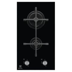 Electrolux EGC3322NVK Melns Iebūvēts 29 cm Gāzes 2 zone(s)