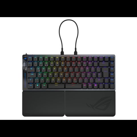 Asus ROG Falcata tastatūra Speļu USB + RF Wireless + Bluetooth QWERTZ Vācu Me…