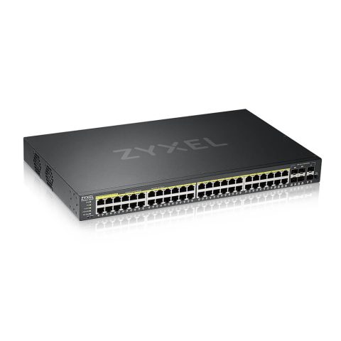 Zyxel GS2220-50HP-EU0101F tīkla pārslēgs Vadīts L2 Gigabit Ethernet (10/100/10…