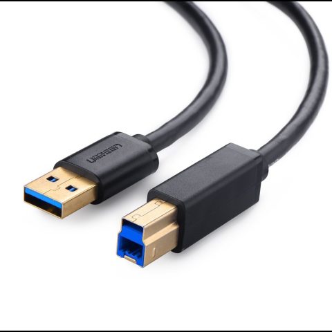 Ugreen 10372 USB kabelis USB 3.2 Gen 1 (3.1 Gen 1) 2 m USB A USB B Melns