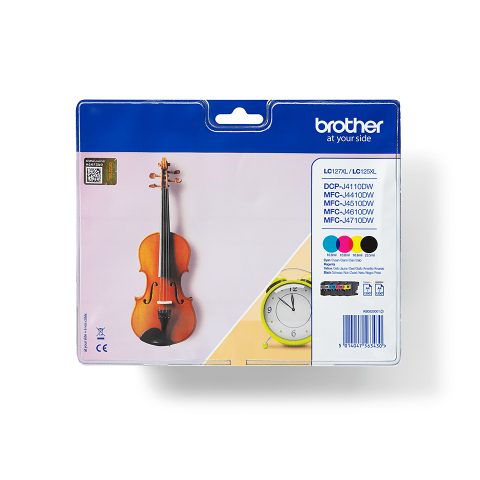 Brother LC127XLVALBP tintes kārtridžs 4 pcs Oriģināls Melns