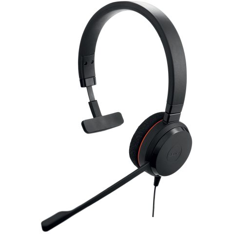 Jabra Evolve 20 Austiņas Vadu Birojs / zvanu centrs USB Type-C / USB Type-A Me…