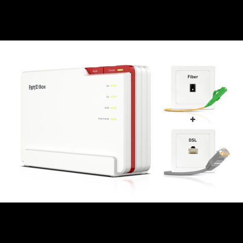 AVM Box 5690 Pro bezvadu rūteris Tīkls Gigabit Ethernet Trīskāršā frekvenču…