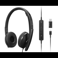 Lenovo 4XD1M45627 austiņas un brīvroku komplekts Vadu USB Veids-C Melns