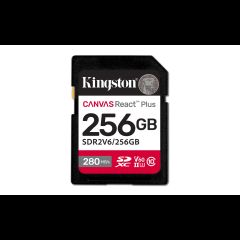 Kingston Technology Canvas React Plus 256 GB SDXC UHS-II Класс 10