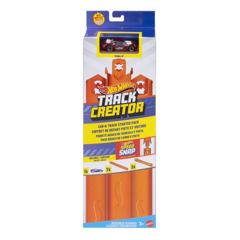 Hot Wheels Track Builder Track Creator Car & Track Pack with 1:64 Scale Toy Vehicle