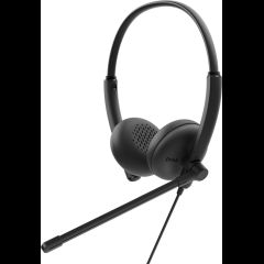 Dell WH125 Headset Wired Head-band Office/Call center USB Type-A Black