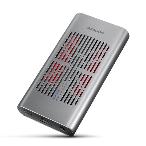 Axagon EEM2-20GD HDD/SSD dokstacija USB 3.2 Gen 2 (3.1 Gen 2) Type-C Melns