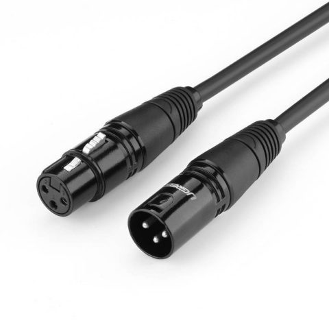 Ugreen AV130 audio kabelis 3 m XLR Melns