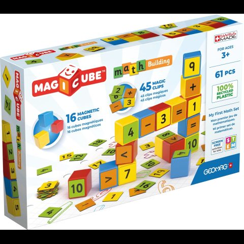 Geomag MagiCube Math Building Recycled Clips