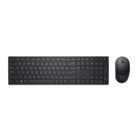 Dell KM5221W tastatūra Pele iekļauta Birojs RF Bezvadu QWERTZ Vācu Melns