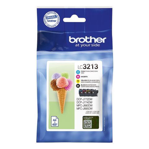 Brother LC3213VAL tintes kārtridžs 4 pcs Oriģināls Augsta (XL) produktivitāte Me…