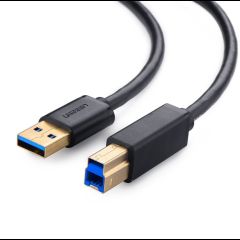 Ugreen 10372 USB kabelis USB 3.2 Gen 1 (3.1 Gen 1) 2 m USB A USB B Melns
