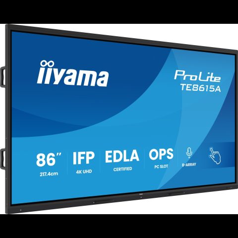 Iiyama TE8615A-B1AG ceļrāžu displejs Interaktīvs plakans panelis 2