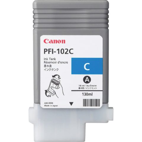 Canon PFI-102C tintes kārtridžs Oriģināls Tirkīzzils